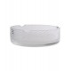 Spiral White & Clear Murano Glass Dish