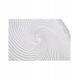 Spiral White & Clear Murano Glass Dish