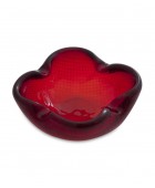 Ruby Red Pairpoint Glass Dish
