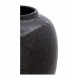 Black Metallic Glazed Earthenware Vessel