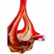 Red & Orange Murano Glass Basket