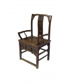 Pair of Carved Chinese Arm Chairs
