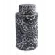 Pair Paisley Patterned Ming Style Vases