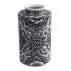 Pair Paisley Patterned Ming Style Vases