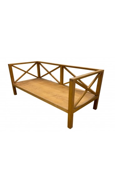 Teak Tuxedo Arm Daybed Teak Tuxedo Arm Daybed