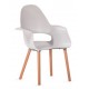 Pair of Contemporary Mid-Century Style Chairs With Arms