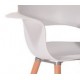 Pair of Contemporary Mid-Century Style Chairs With Arms