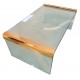 1970s Leon Rosen for Pace Collection Brass & Glass Waterfall Coffee Table