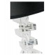 Lucite 'Stacked Triangles' Table Lamp