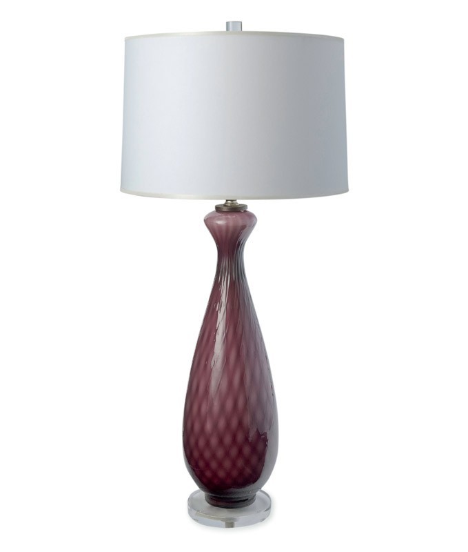 Purple Murano Glass Lamp